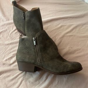 Lucky brand zippered booties